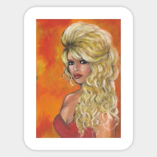 Blonde Goddess Sticker